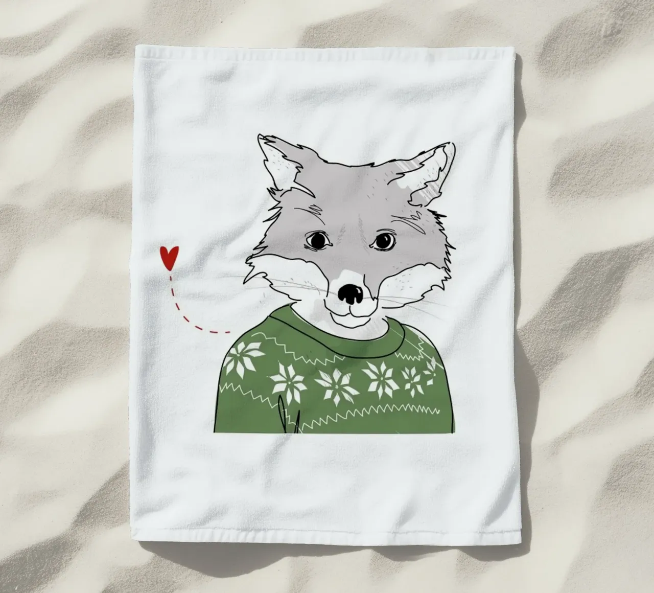 Furry Fox telo mare da Christina Heitmann