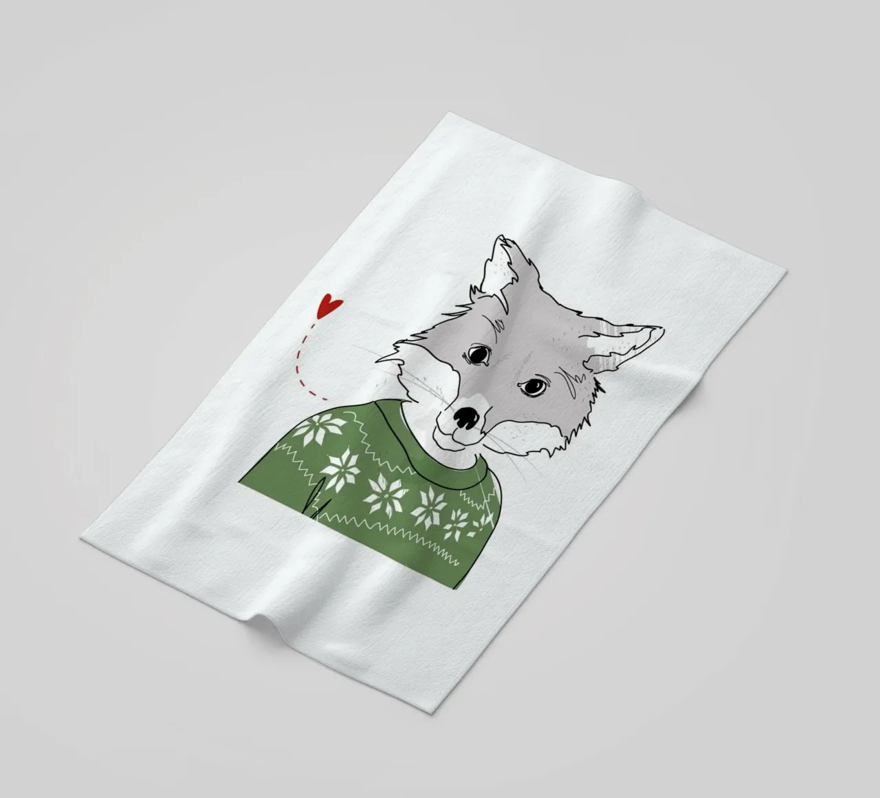 Furry Fox telo mare da Christina Heitmann