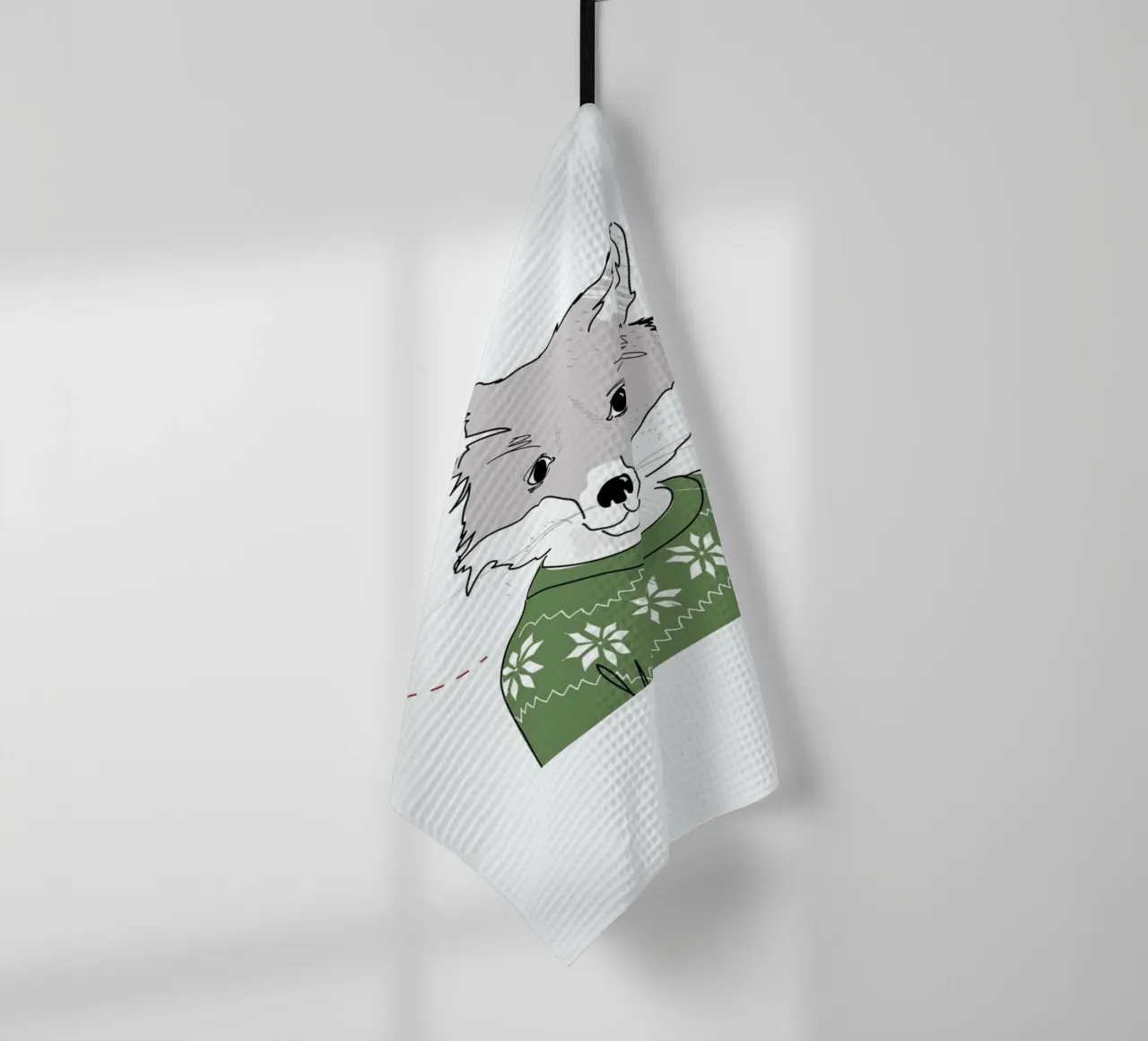 Furry Fox canovaccio da cucina da Christina Heitmann