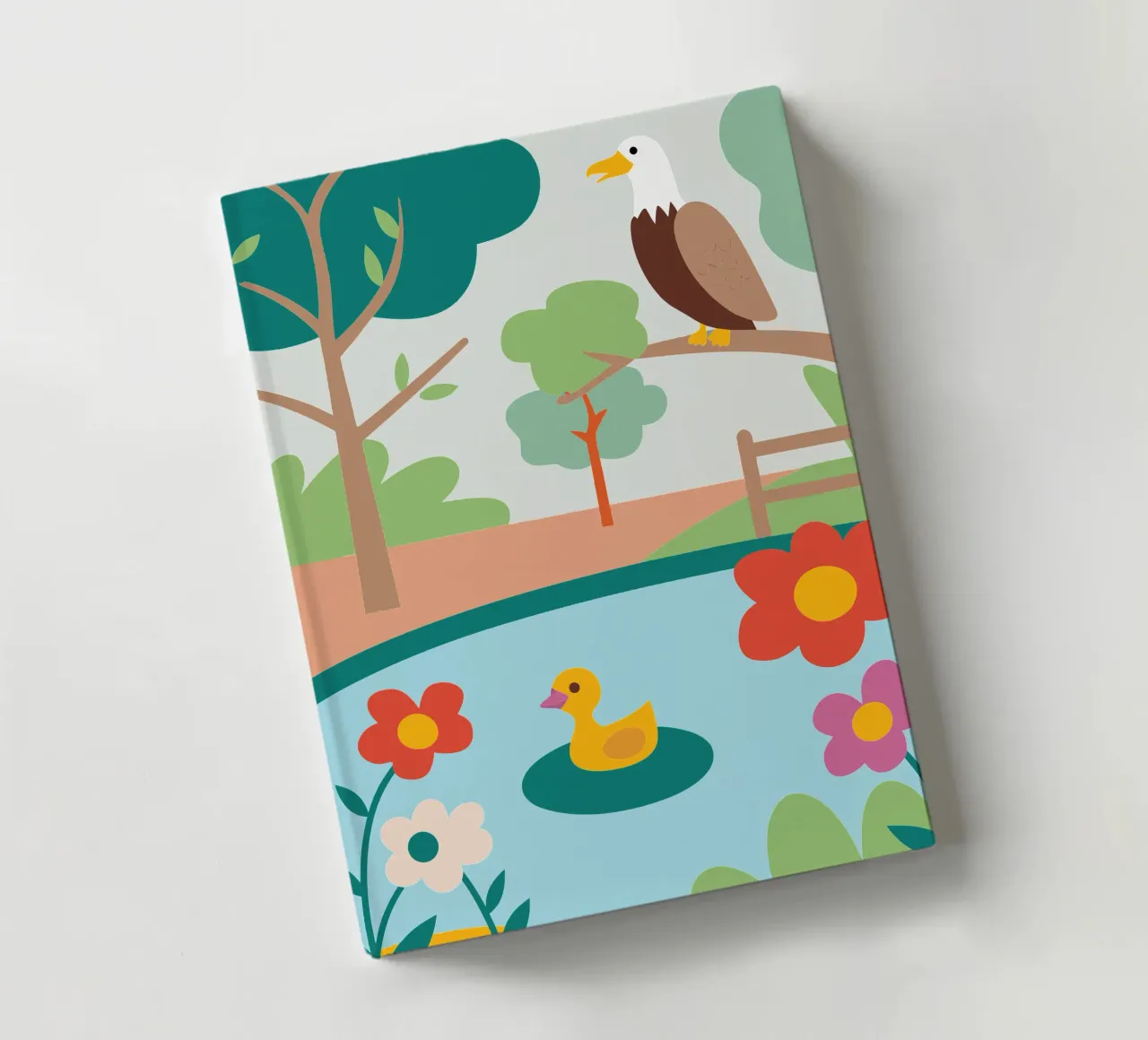 Eagles and Ducks notebook by CUTE ANIMALS