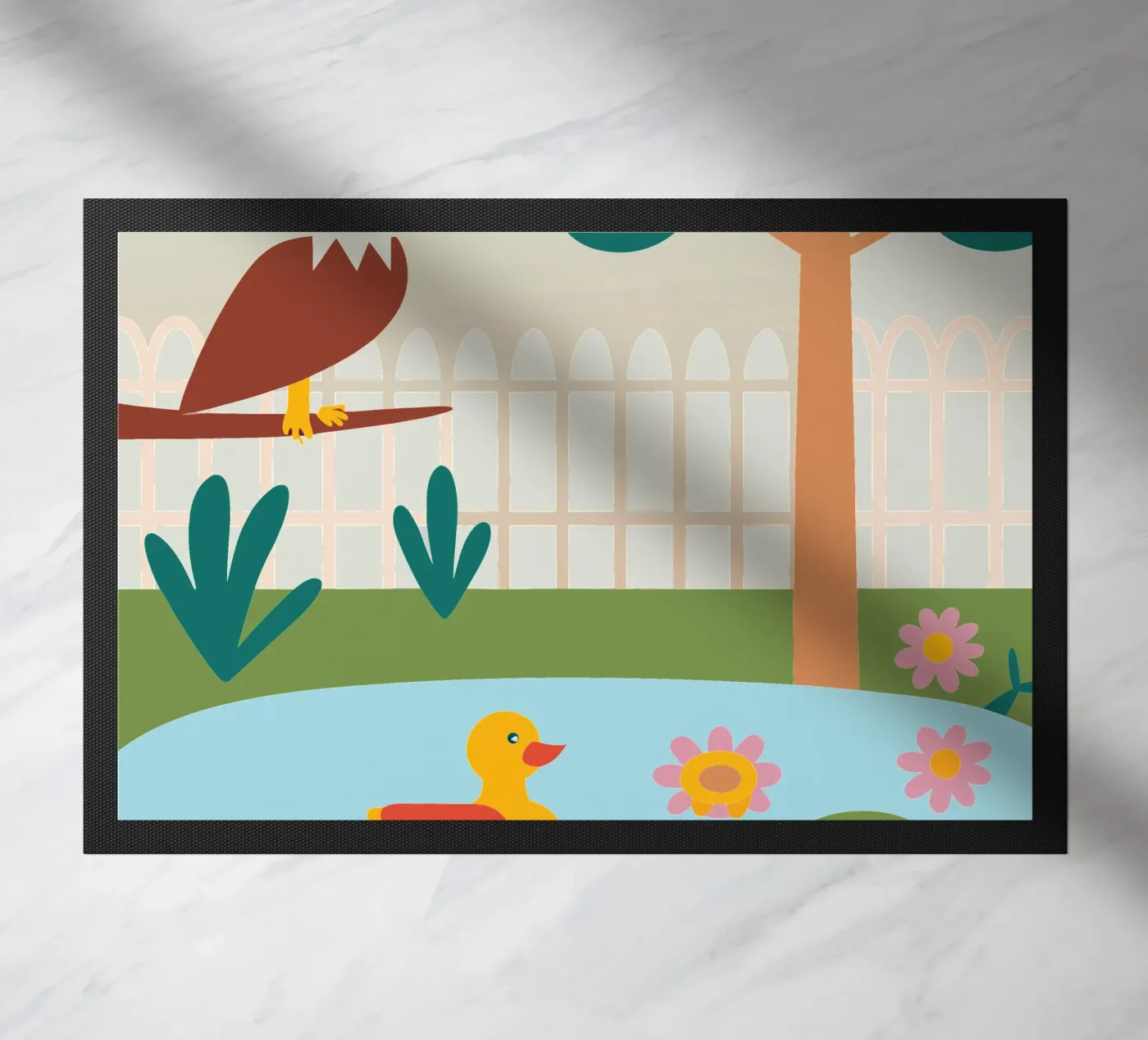 Adelaars en eenden deurmat van CUTE ANIMALS