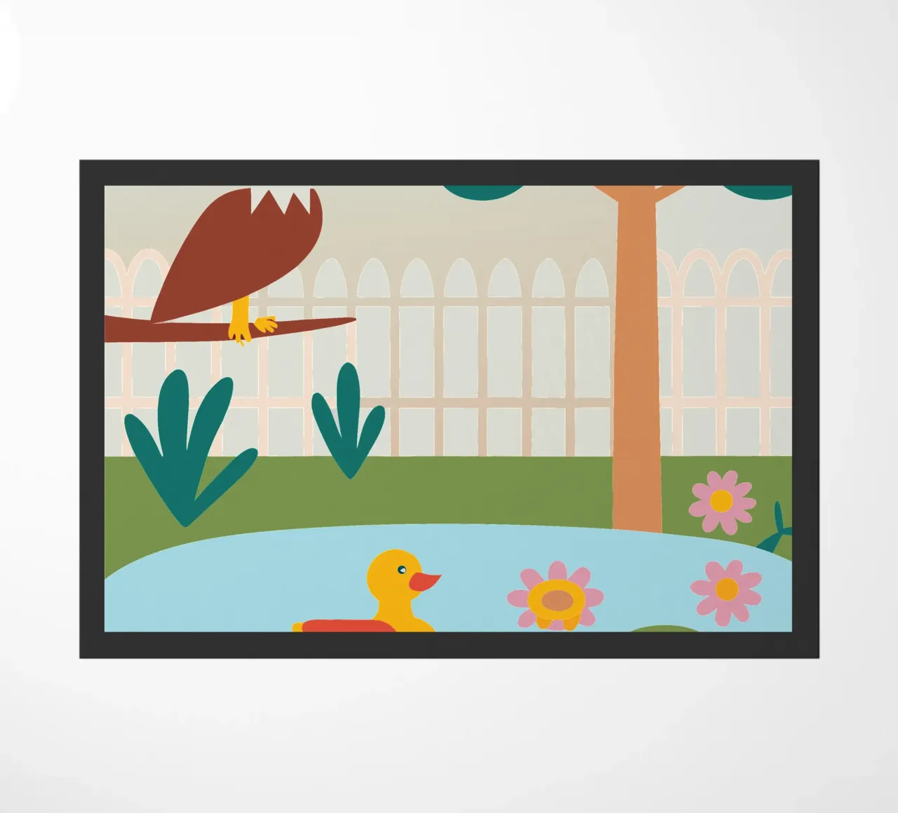 Adelaars en eenden deurmat van CUTE ANIMALS