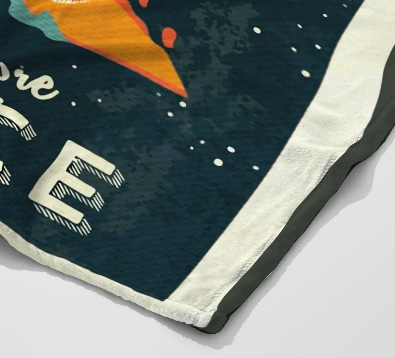 Surfer Vintage spazio retrò coperta in pile da Drew Studio