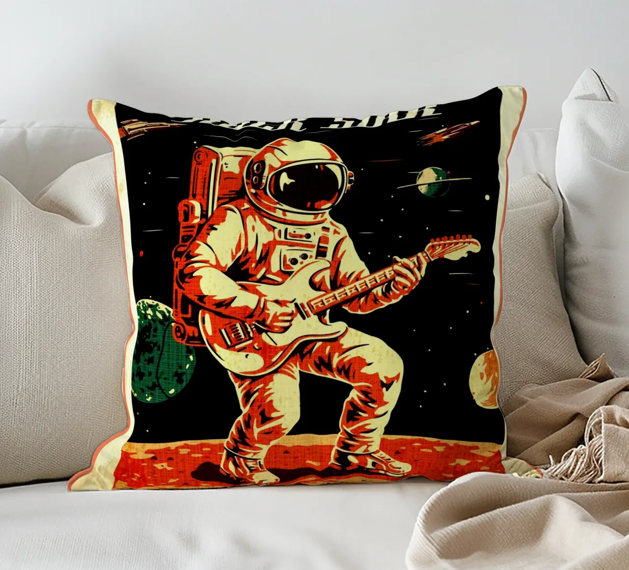 Rock Star Astrorock cuscino da Drew Studio