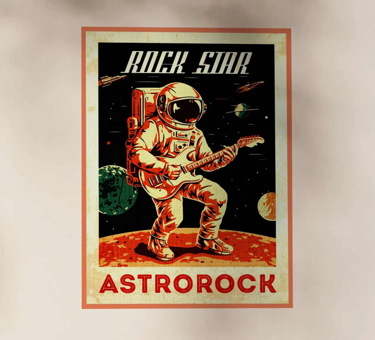 Rock Star Astrorock pellicola backlit da Drew Studio