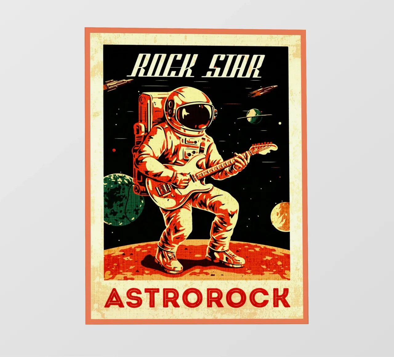 Rock Star Astrorock pellicola backlit da Drew Studio