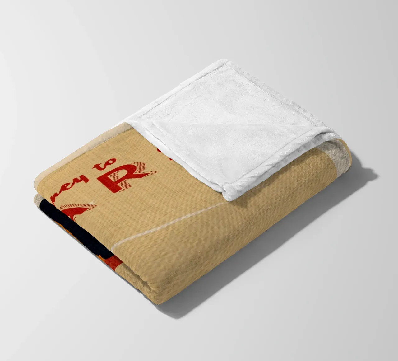 Marte Spazio vintage retro coperta in pile da Drew Studio