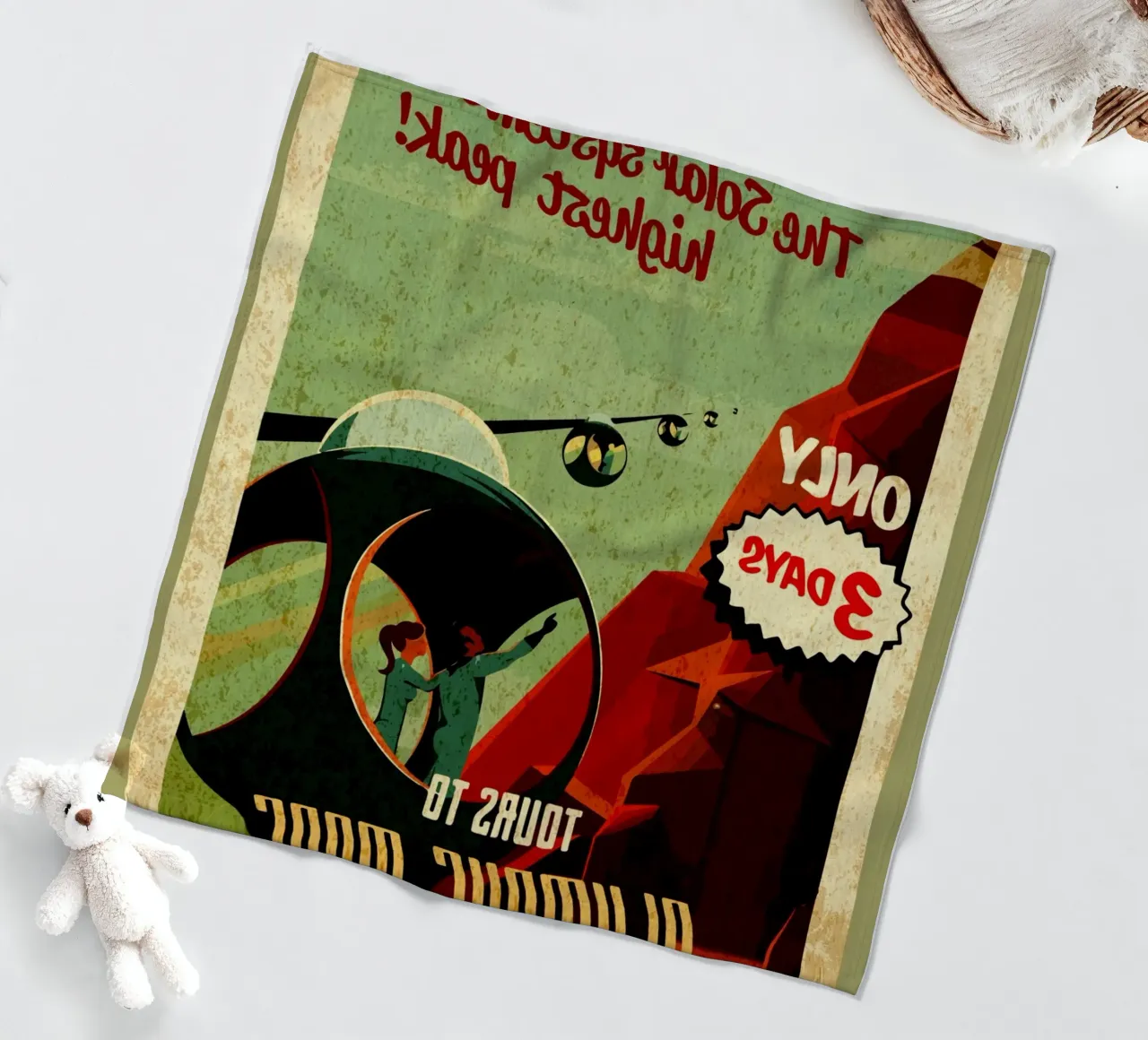 Mars-Touren zum Olymp Fleecedecke von Drew Studio