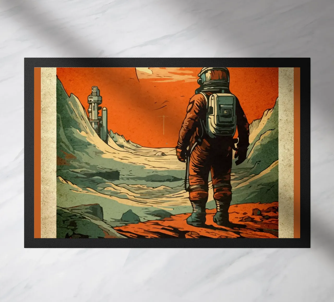 Astronauta della colonia di Marte zerbino da Drew Studio
