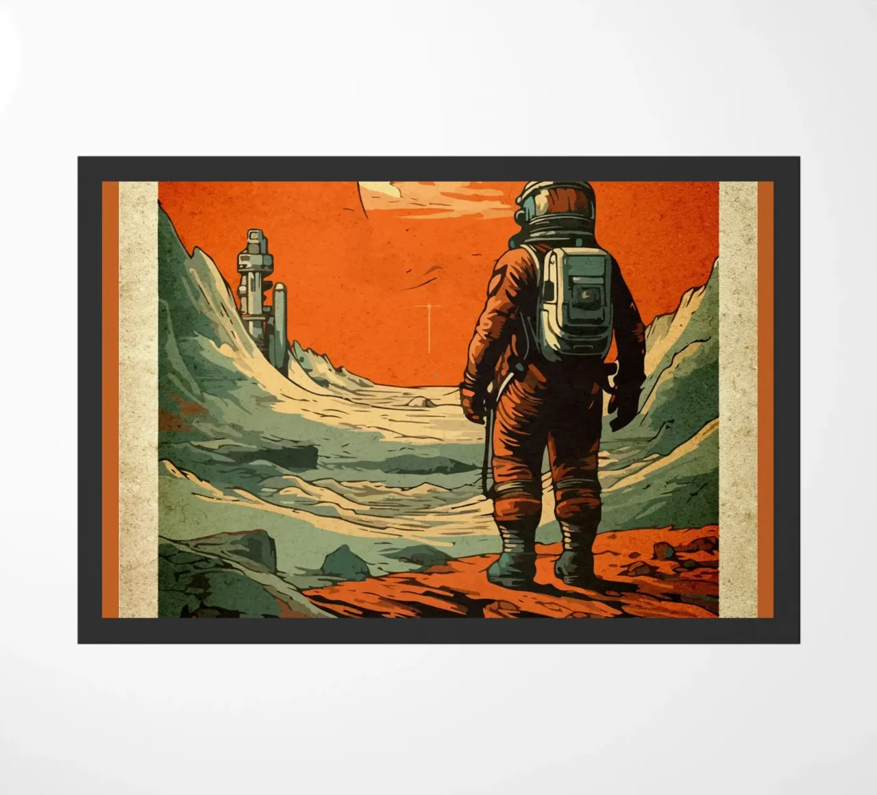 Astronauta della colonia di Marte zerbino da Drew Studio