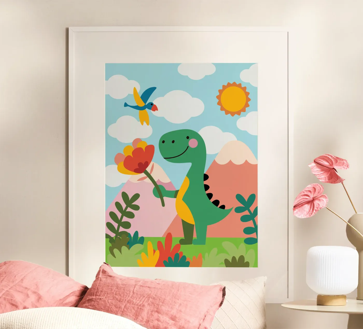 Dinosaurs poster by CUTE ANIMALS