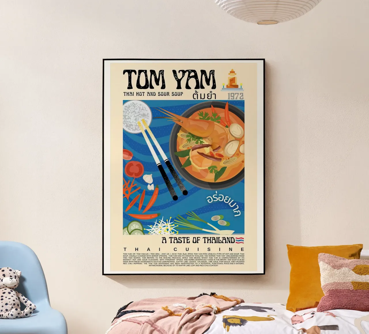 Tom Yam plexiglass da Food Market