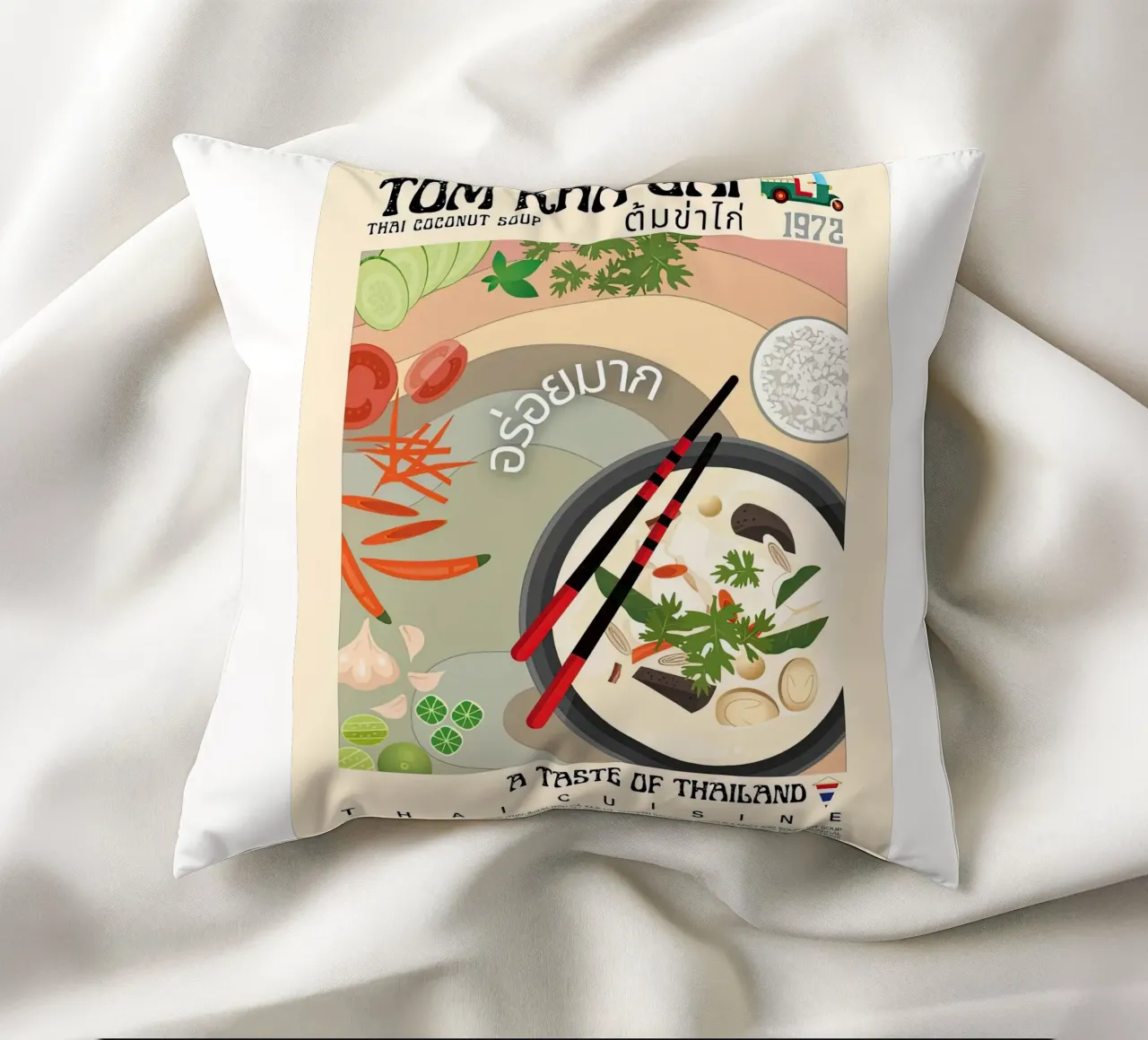 Tom Kha Gai cuscino da Food Market