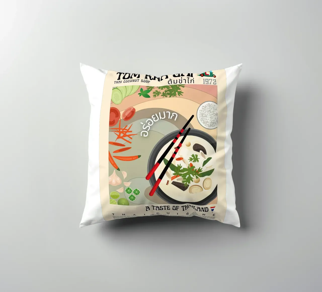 Tom Kha Gai cuscino da Food Market