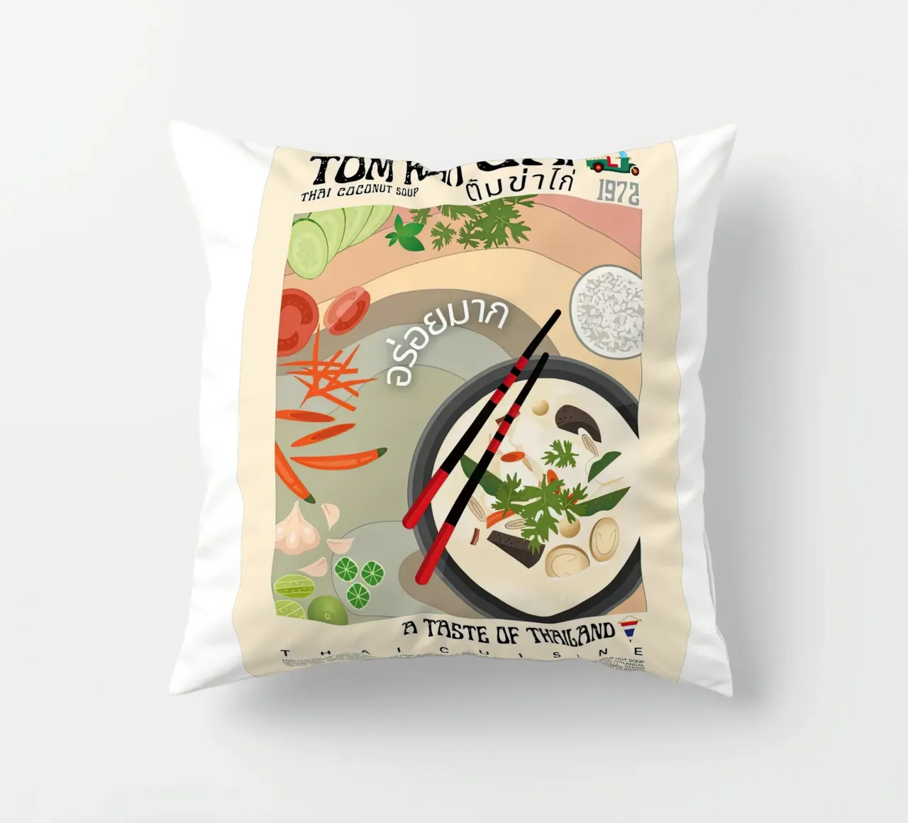 Tom Kha Gai cuscino da Food Market