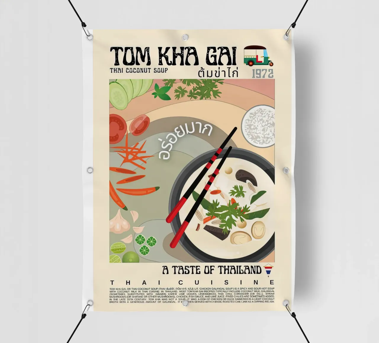 Tom Kha Gai telo in pvc da Food Market