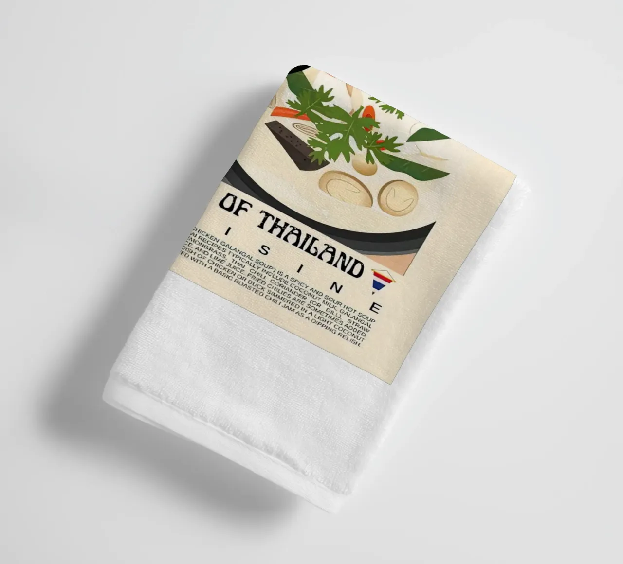 Tom Kha Gai asciugamano da bagno da Food Market