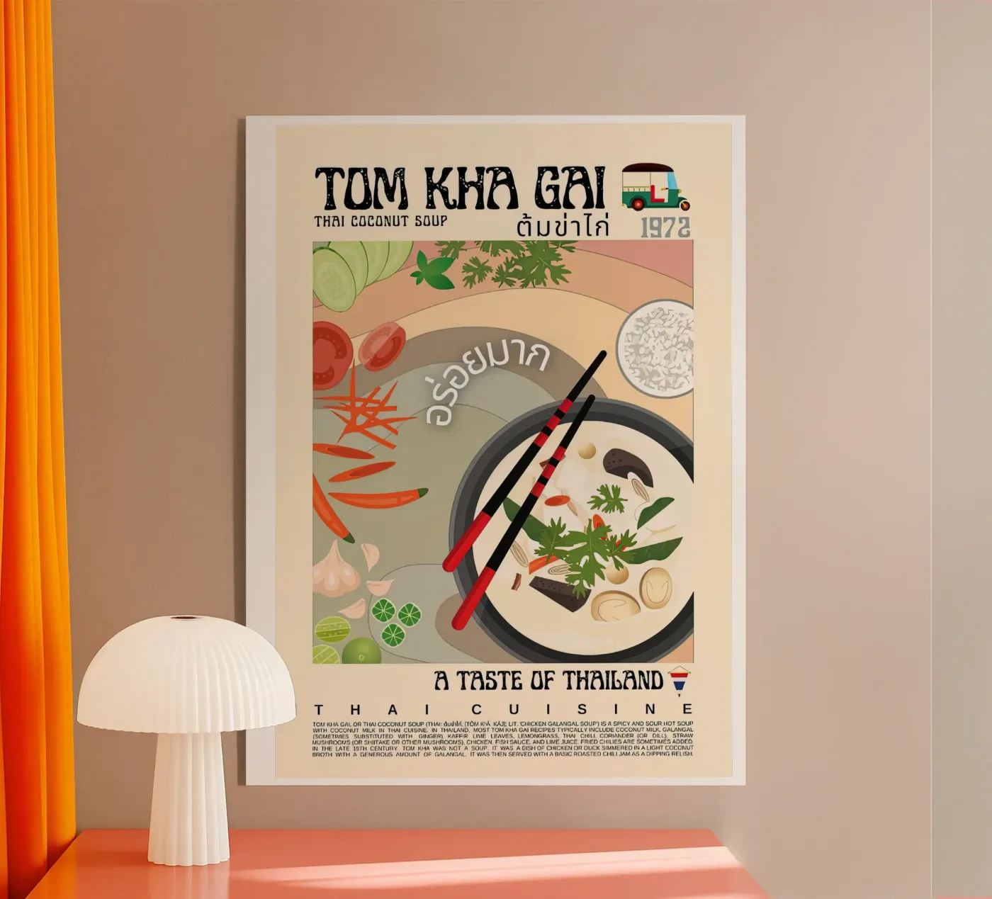 Tom Kha Gai plexiglass da Food Market