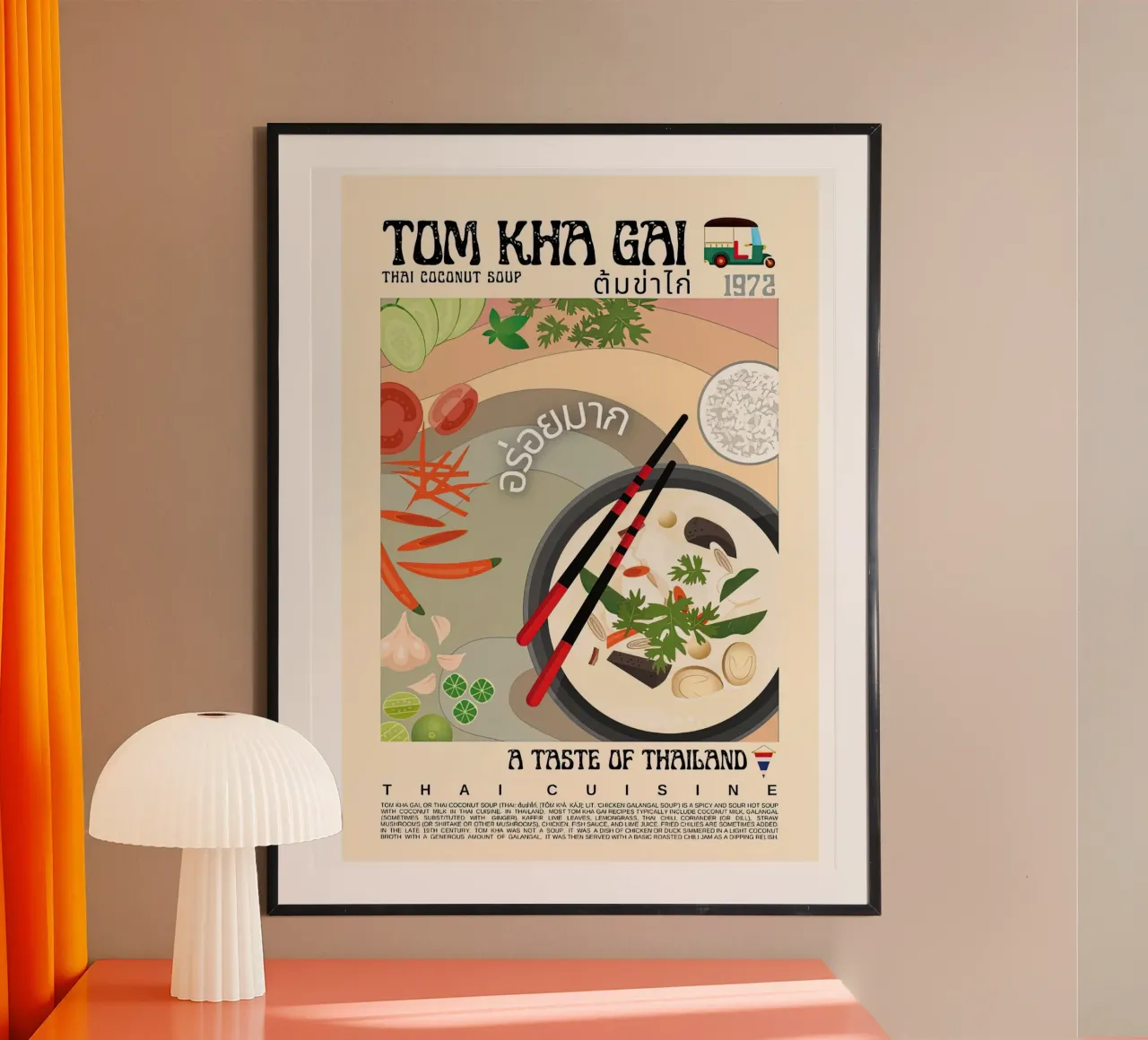 Tom Kha Gai carta hahnemühle da Food Market