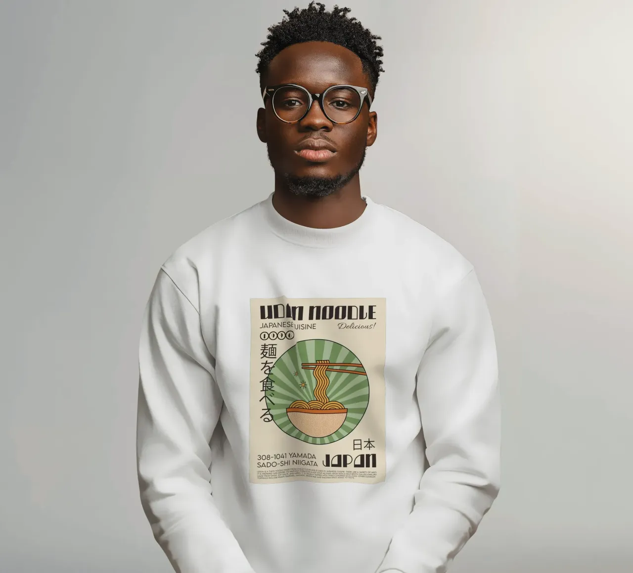 The Udon Noodle sweatshirt by Food Market