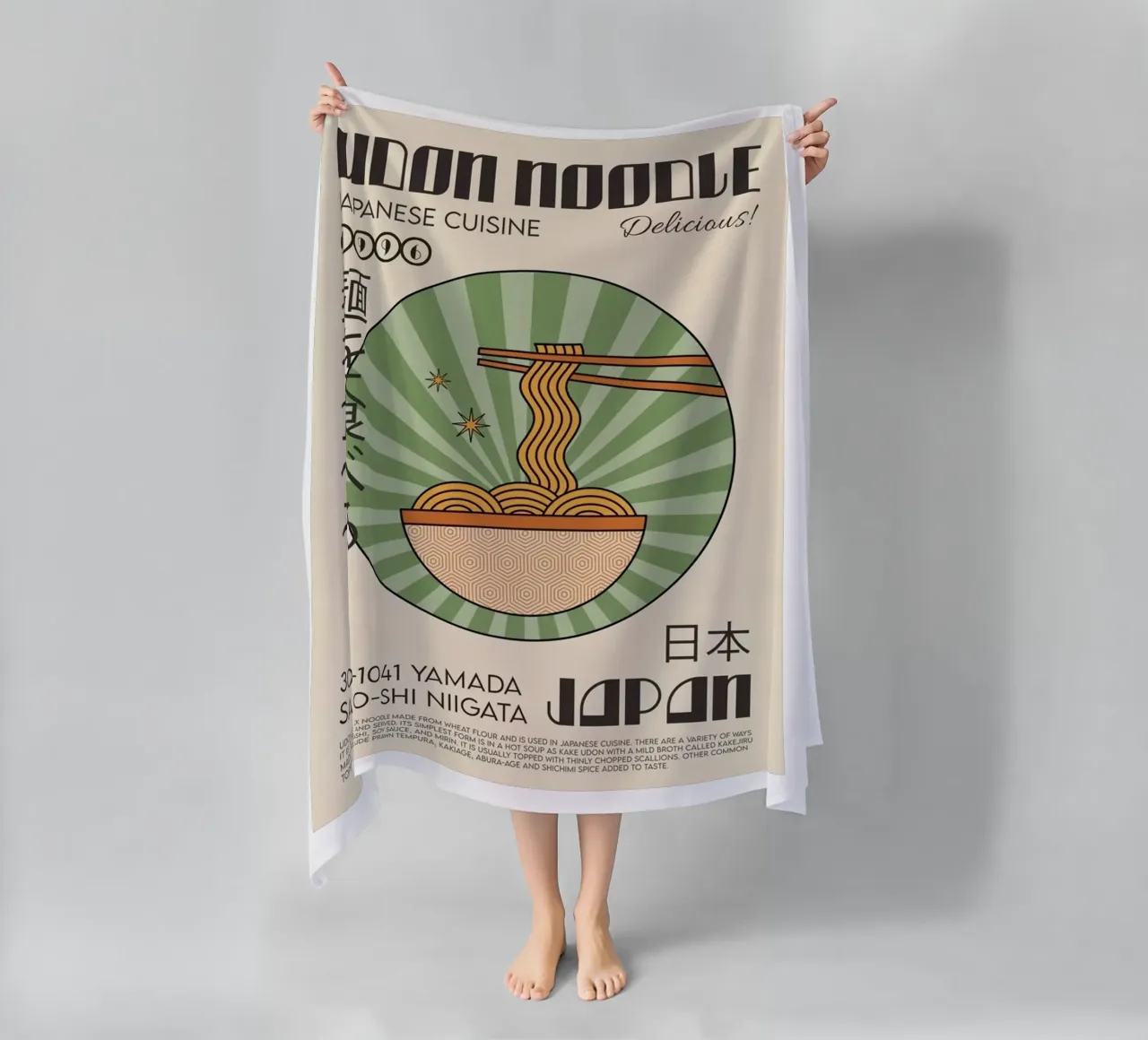 Lo spaghetto Udon telo mare da Food Market