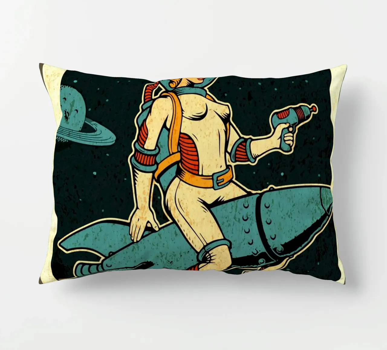Vibrazioni cosmiche femminili cuscino da Drew Studio
