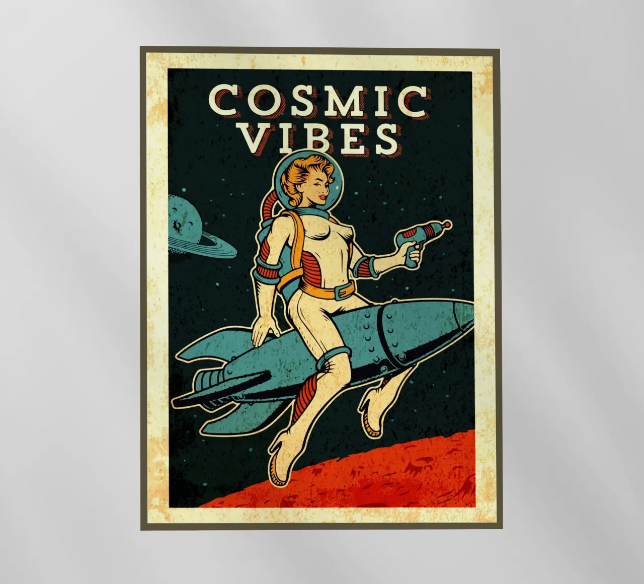 Vibrazioni cosmiche femminili pellicola backlit da Drew Studio