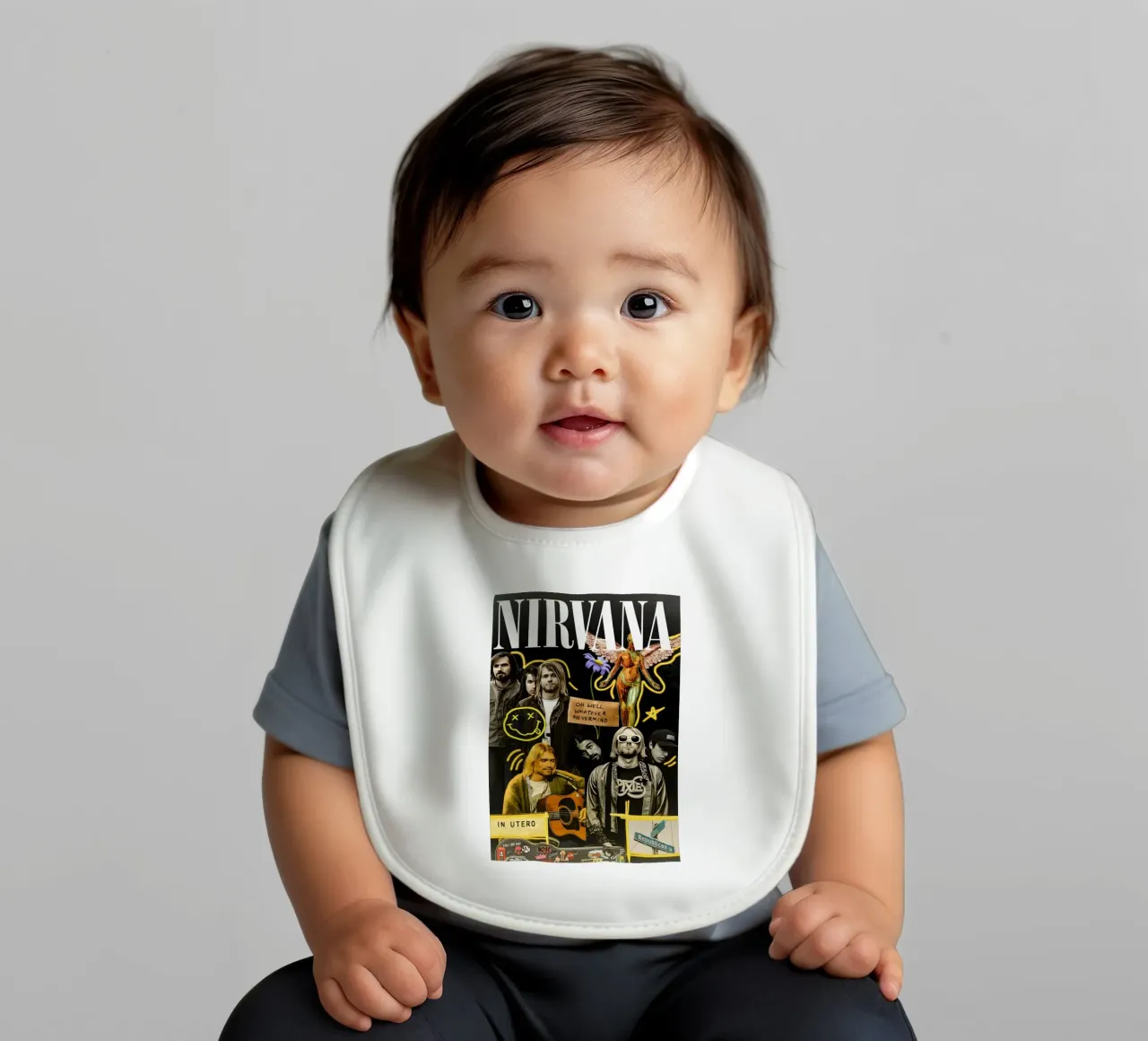 Hiasan Dinking Poster Kayu NIRVANA Wall Decor bavaglino da DGUnder