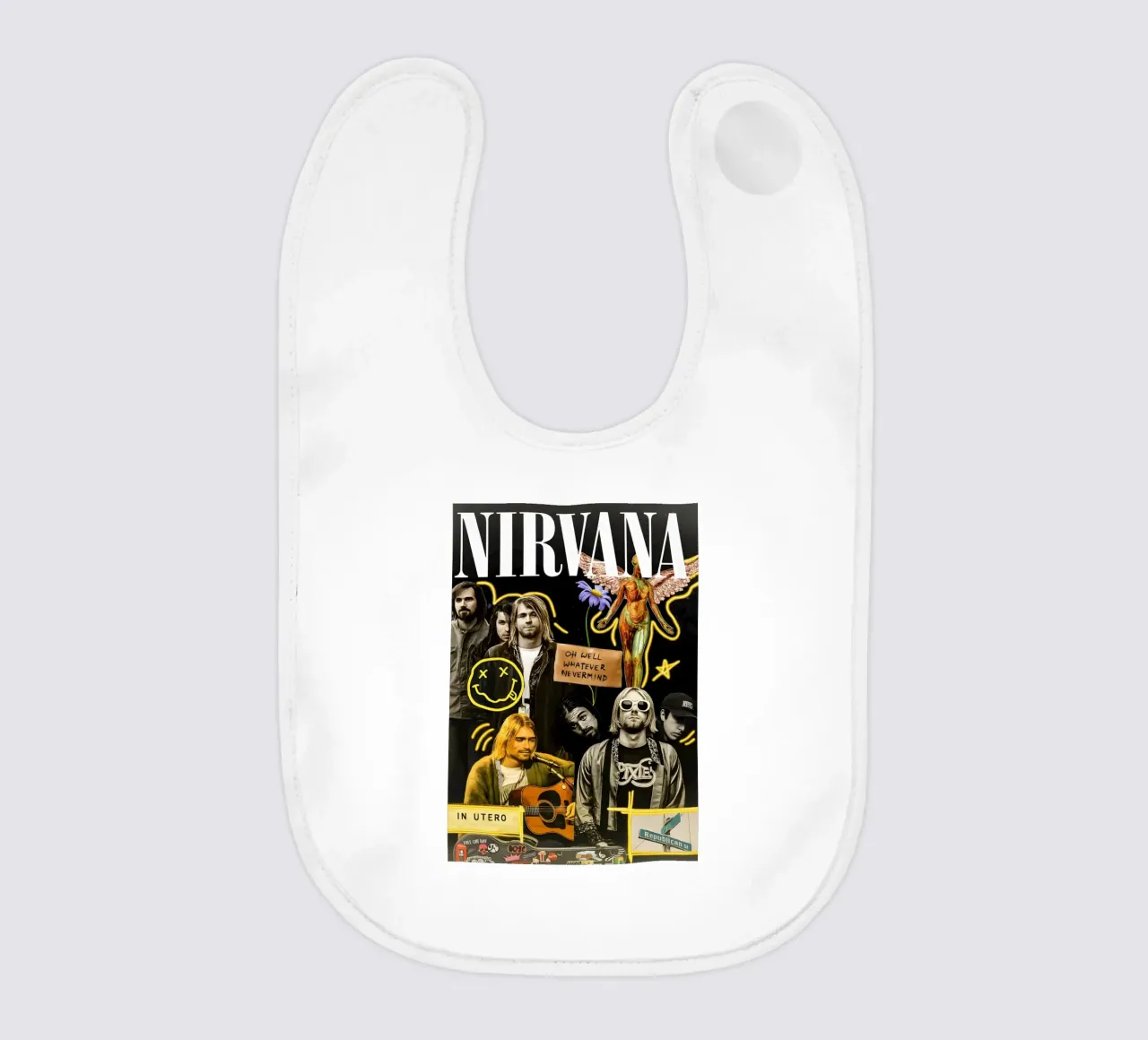 Hiasan Dinking Poster Kayu NIRVANA Wall Decor bavaglino da DGUnder