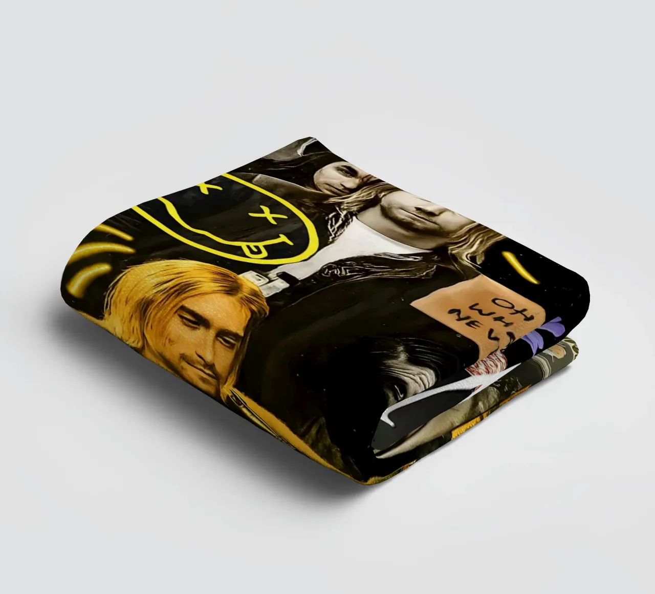 Hiasan Dinking Poster Kayu NIRVANA Wall Decor Handtuch von DGUnder