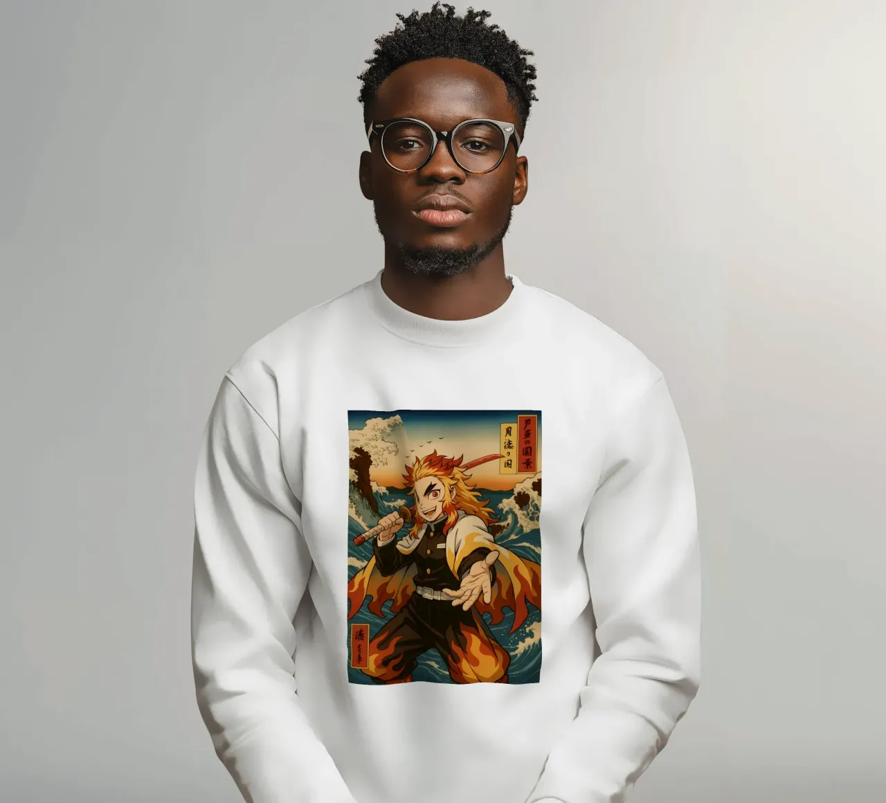 Vintage Rengoku Kyōjurō Japan Art sweatshirt by KakiHanryJP