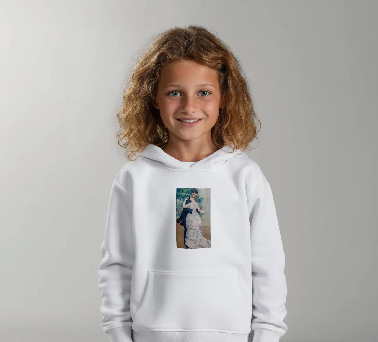 Ballo in città 1883 felpa bambino con cappuccio da LaurelArt