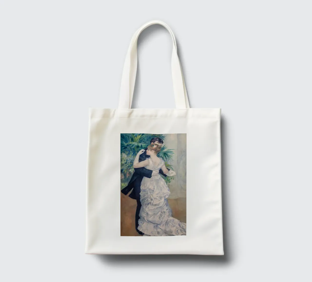 Ballo in città 1883 borsa in juta da LaurelArt