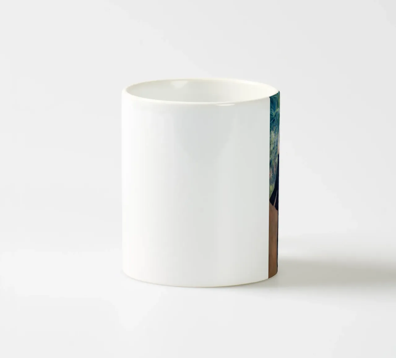 Ballo in città 1883 tazza in ceramica da LaurelArt