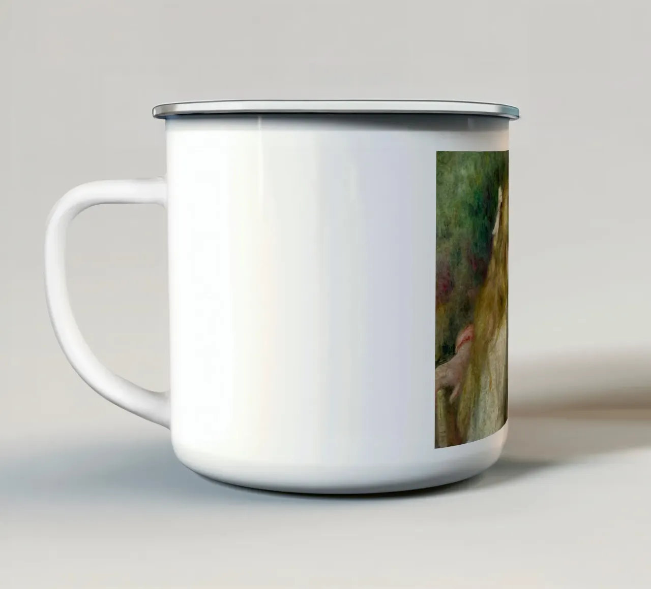 La lettura 1890 tazza in smalto da LaurelArt