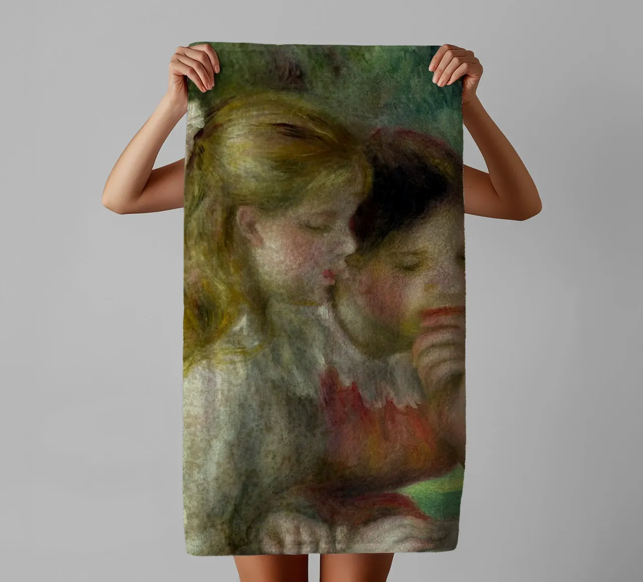 The Reading 1890 towel by LaurelArt