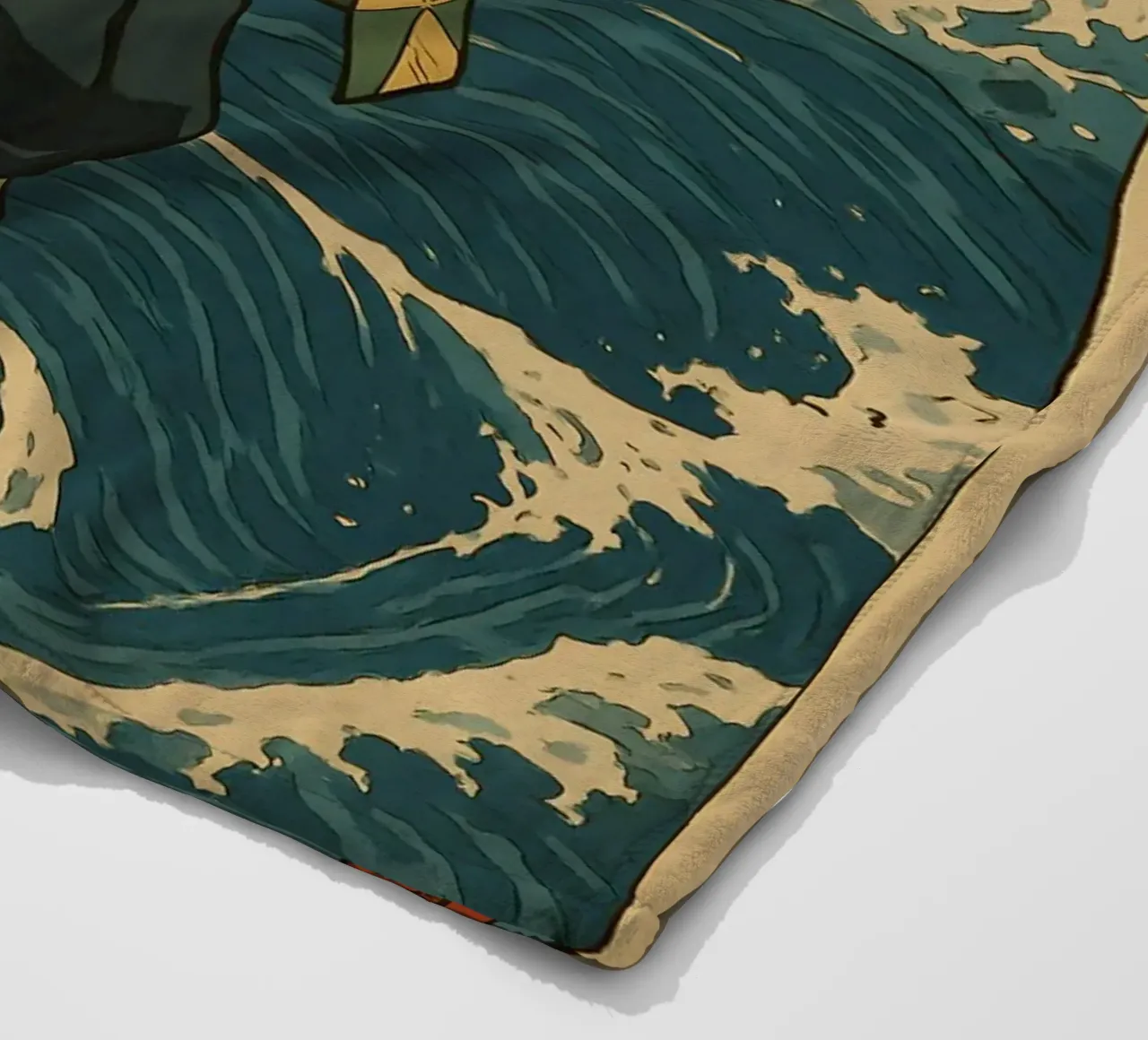 Vintage Tomioka Giyu Japan Art coperta in pile da KakiHanryJP