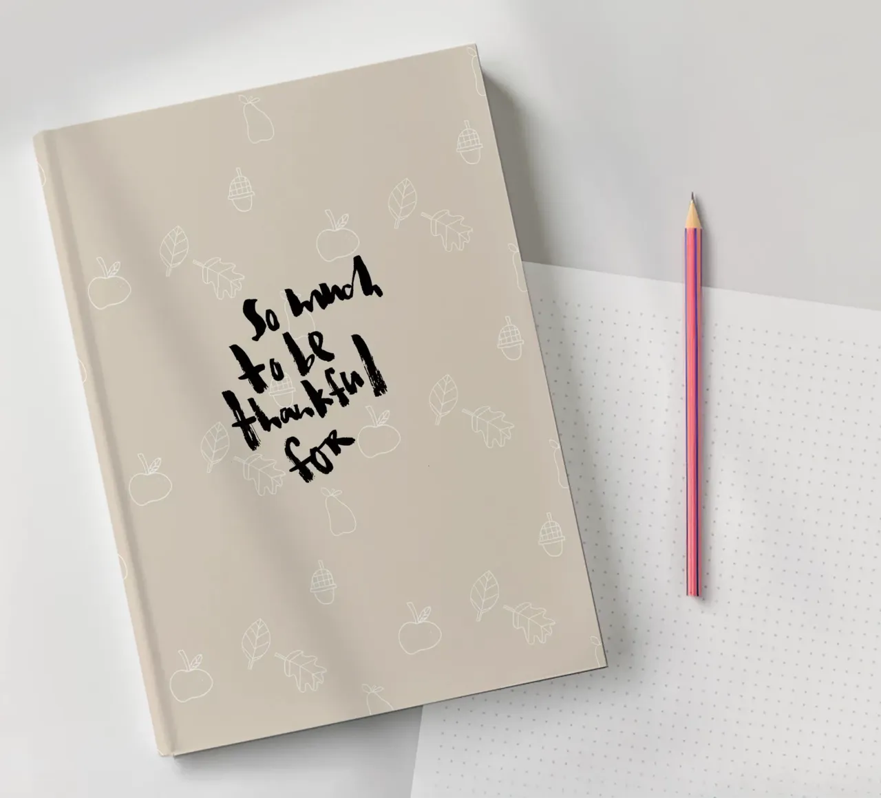 So much to be thankful for notebook by Brushmeetspaper