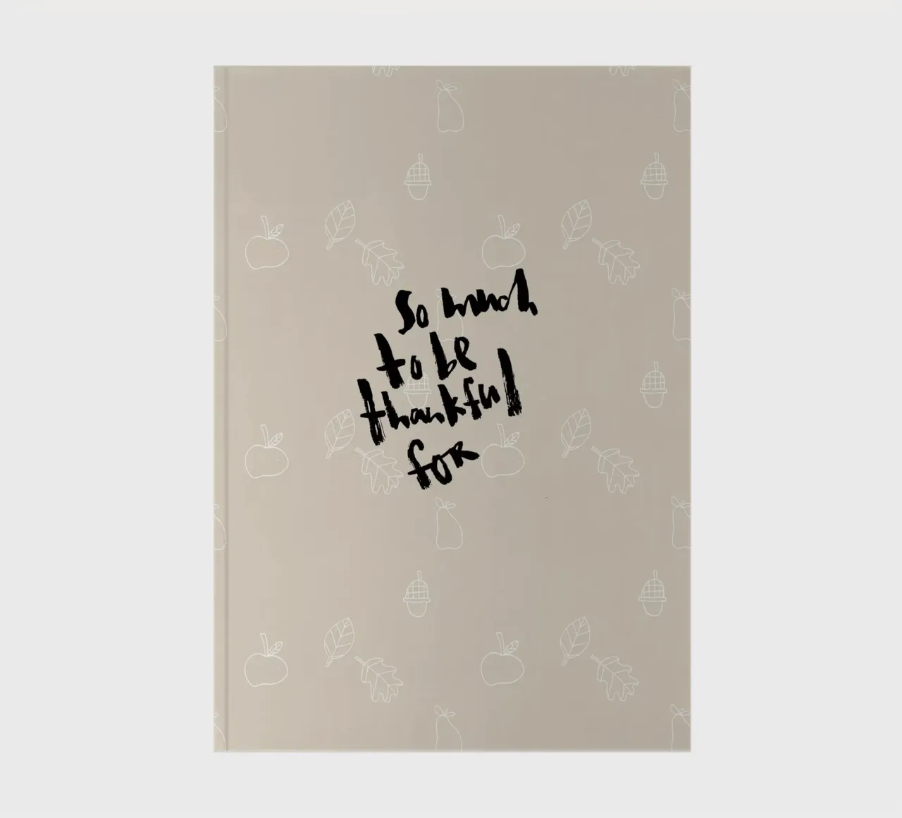 So much to be thankful for notebook by Brushmeetspaper