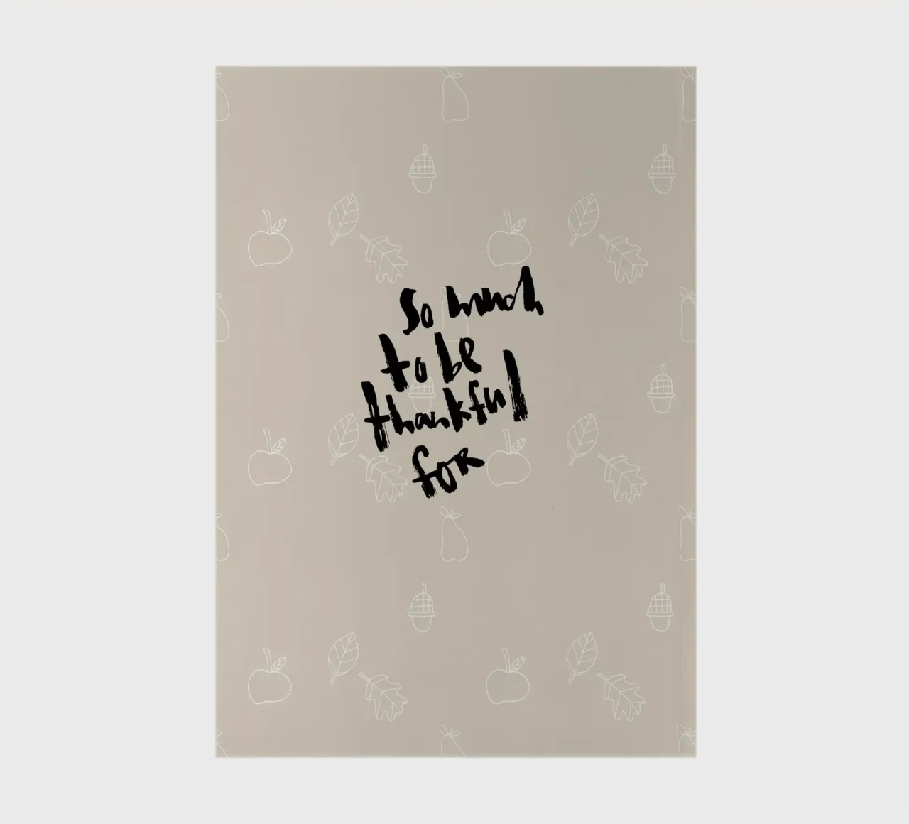 So much to be thankful for notebook by Brushmeetspaper
