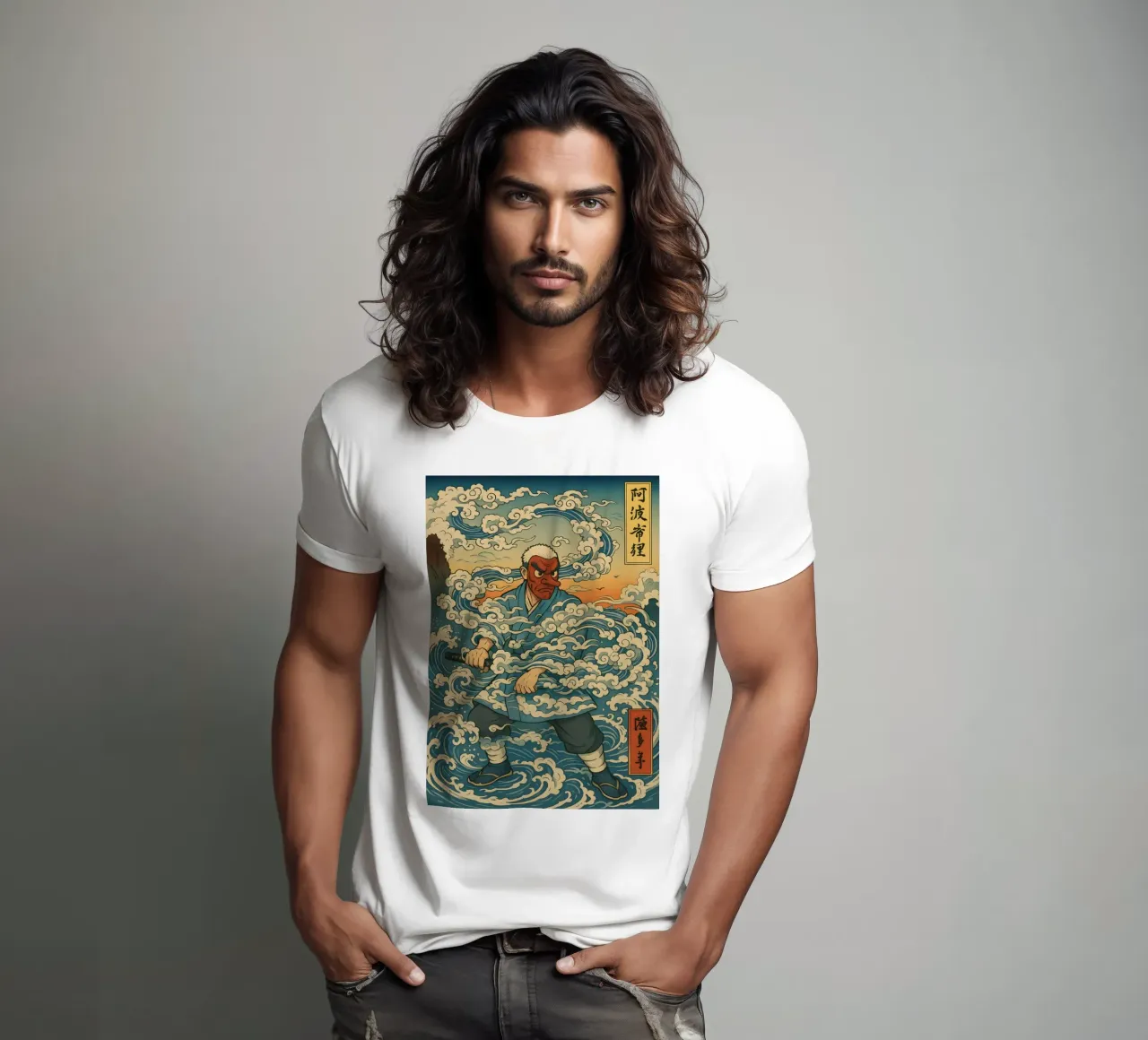 Vintage Urokodaki Sakonji Japan Art camiseta de KakiHanryJP