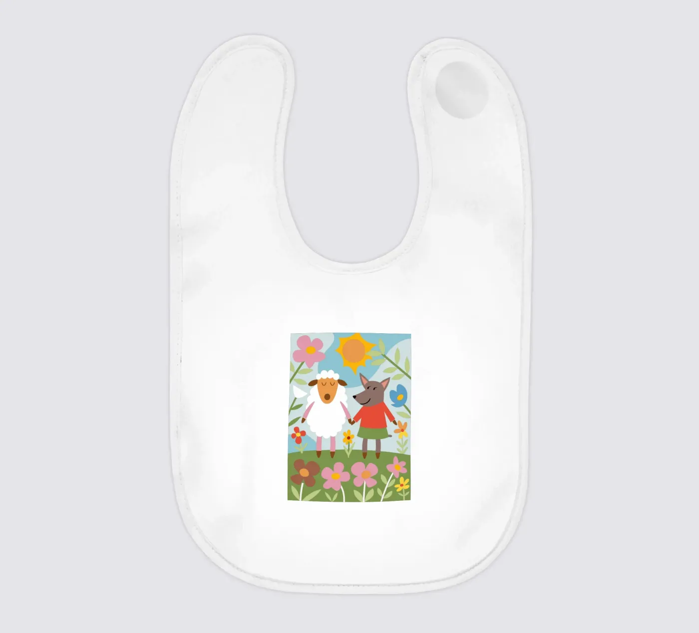 Pecore e lupi bavaglino da CUTE ANIMALS