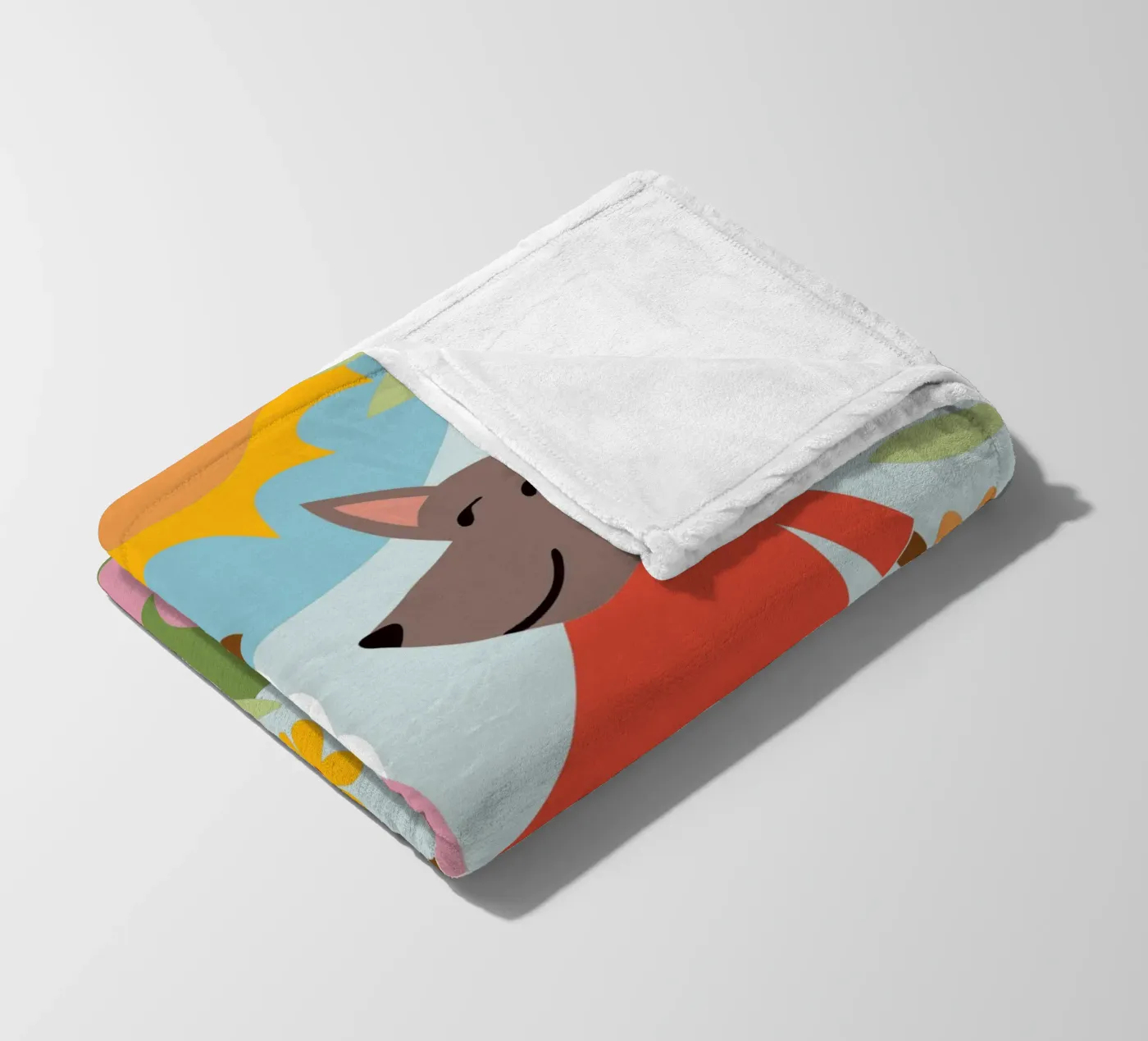 Pecore e lupi coperta in pile da CUTE ANIMALS