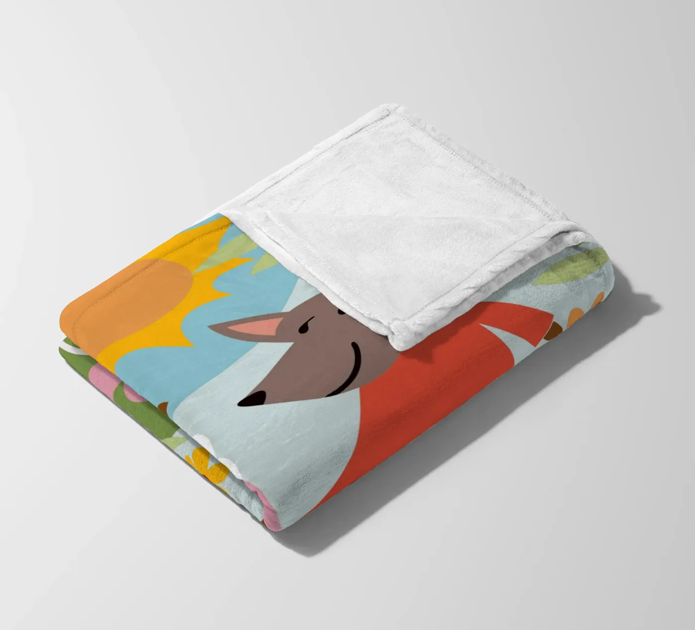 Pecore e lupi coperta in pile da CUTE ANIMALS