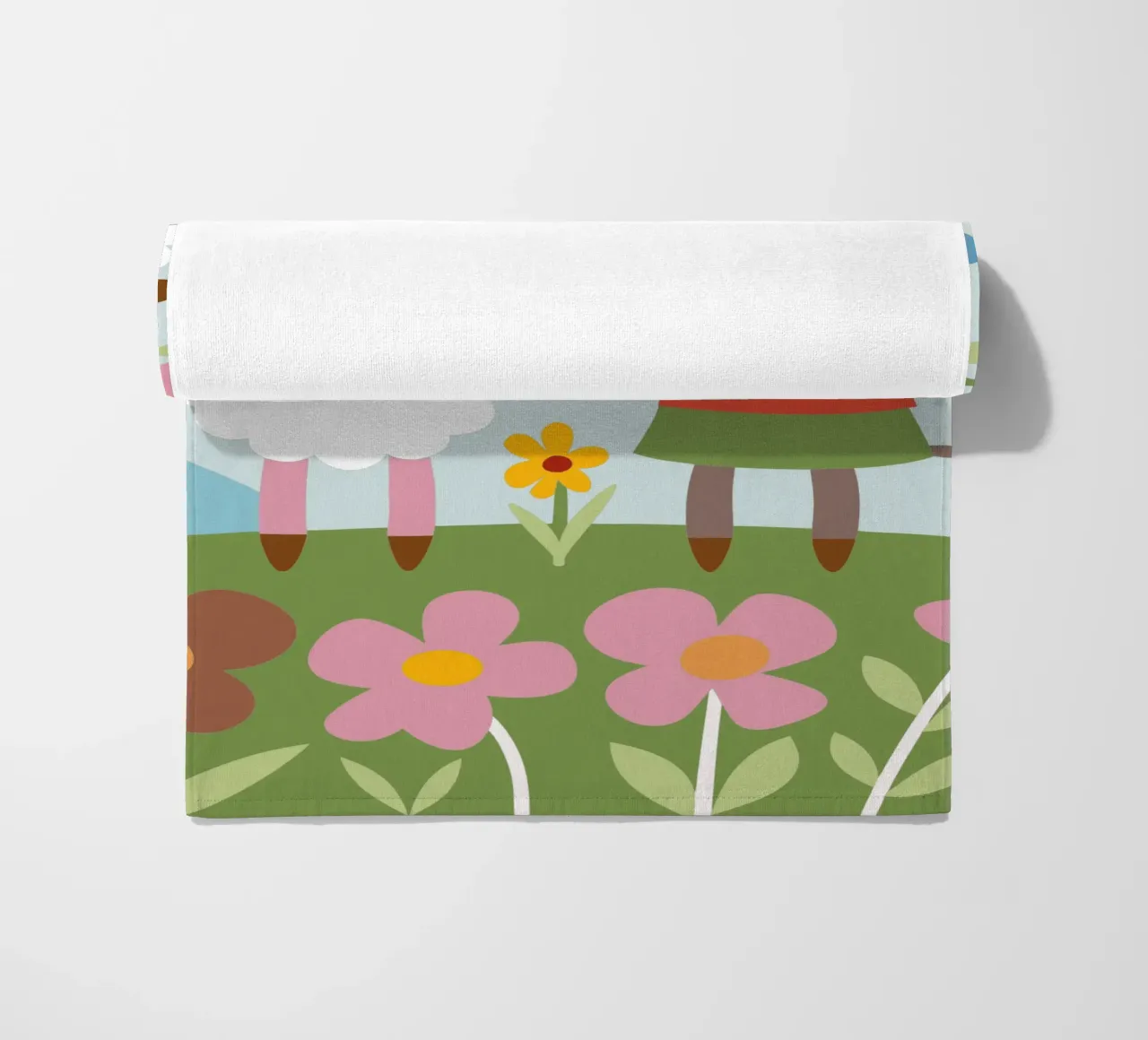 Pecore e lupi telo mare da CUTE ANIMALS