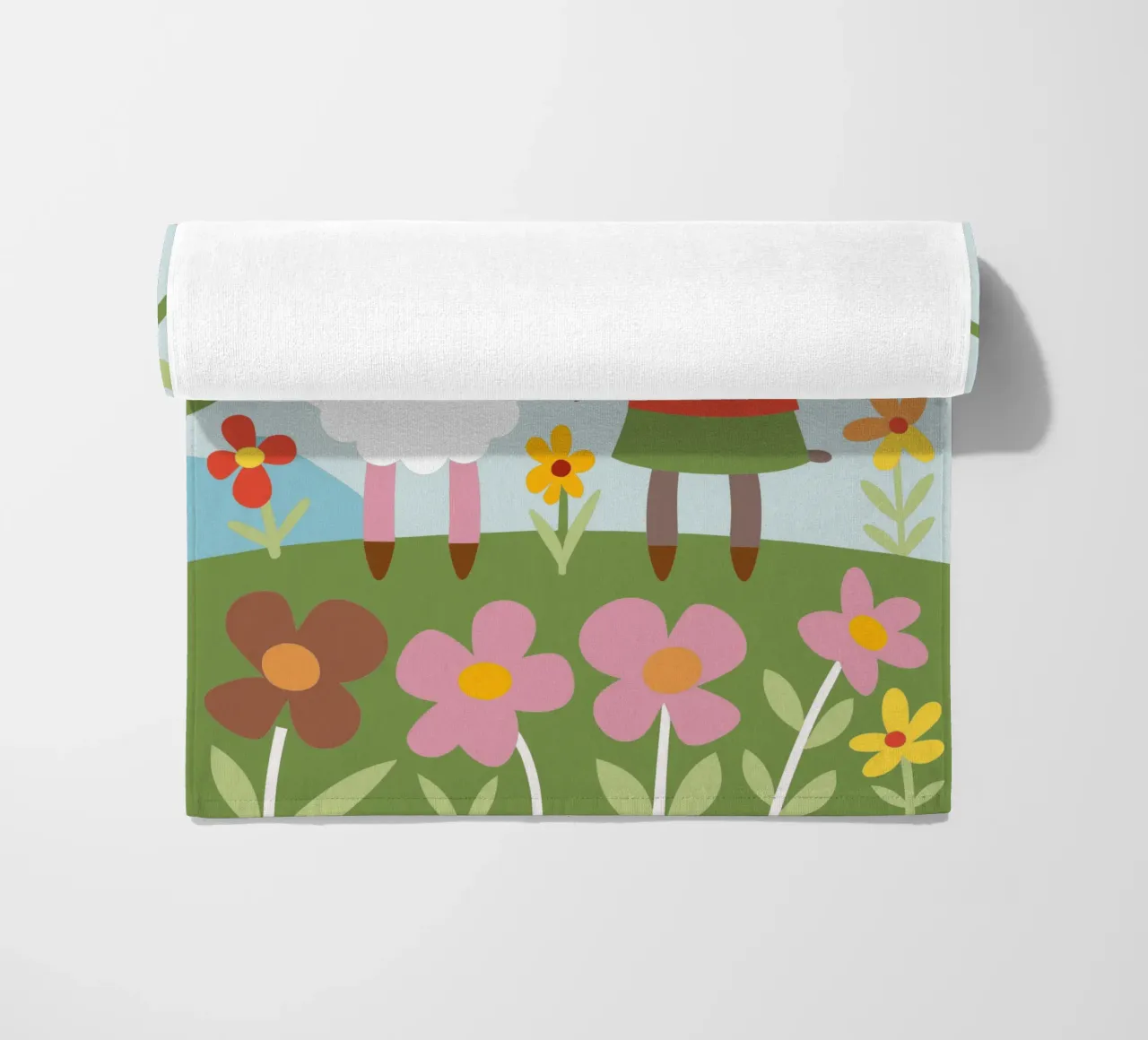 Pecore e lupi telo mare da CUTE ANIMALS