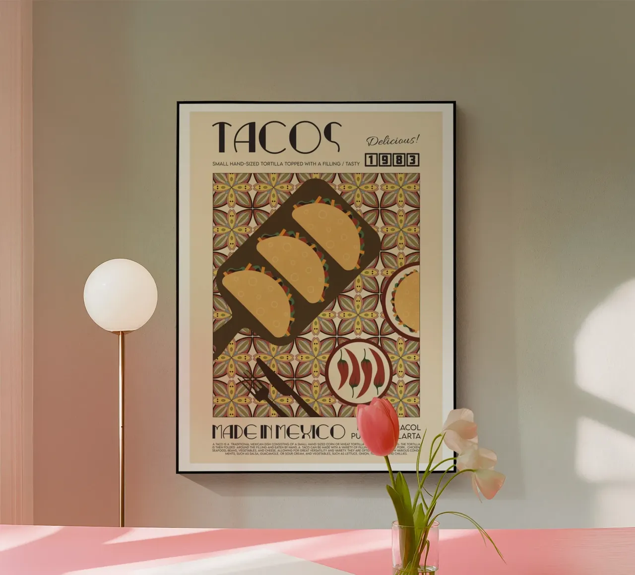 I Tacos plexiglass da Food Market