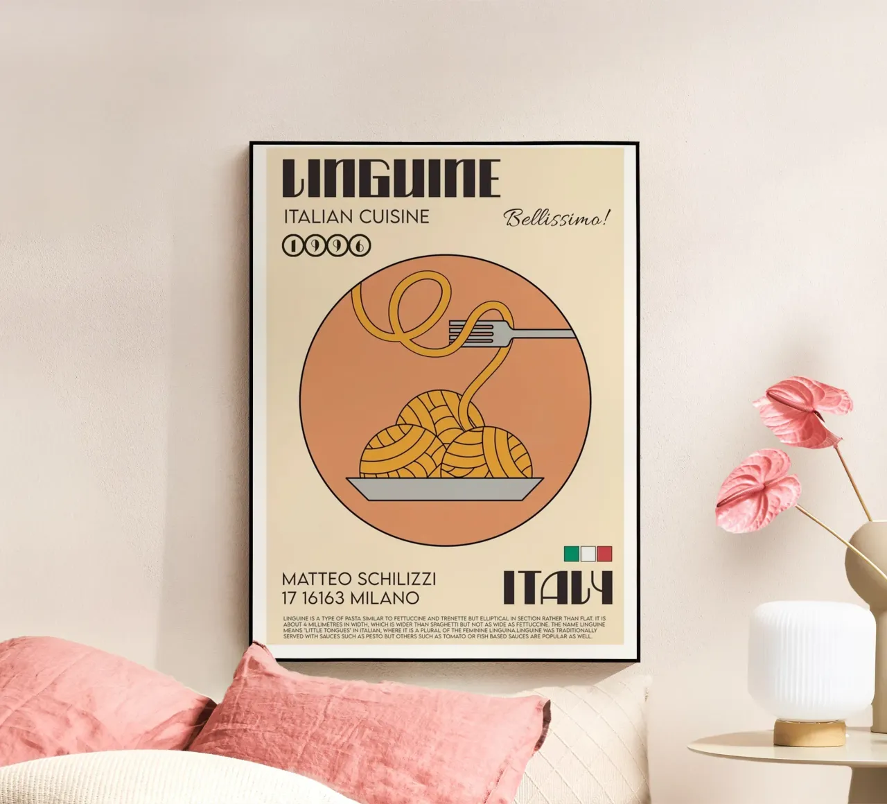 Le linguine plexiglass da Food Market