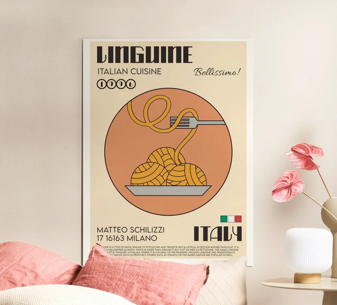 Le linguine poster da Food Market