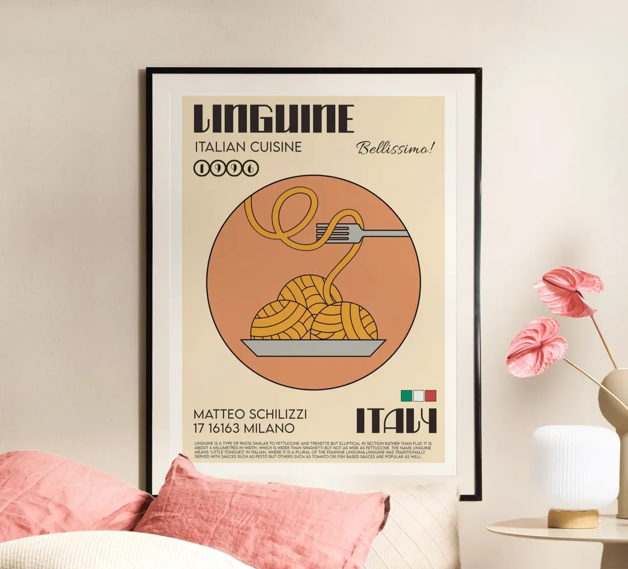 Le linguine poster da Food Market